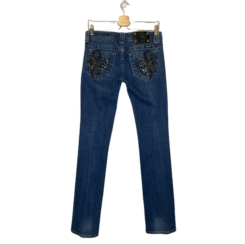Miss Me Jeans JP6048T3 Straight, Embellished Sz 28